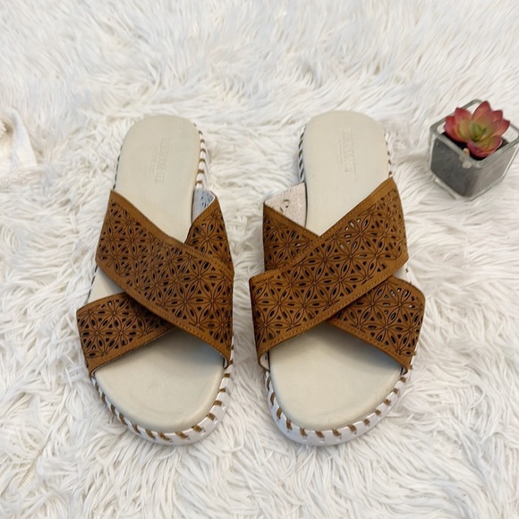 Ilse Jacobsen Shoes - Ilse Jacobsen Criss Cross Luxury sandals slides women size EU 43, US 11